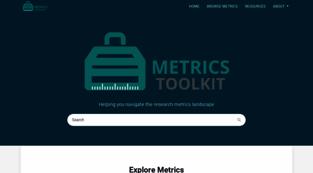 metrics-toolkit.org