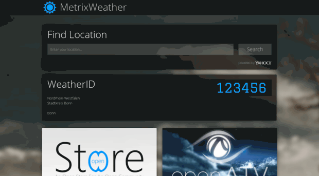 metrixweather.open-store.net