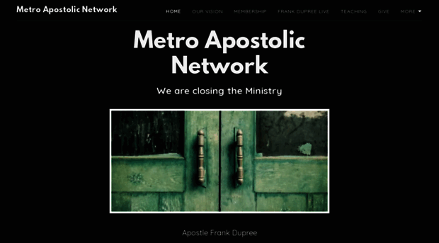 metroapostolic.com