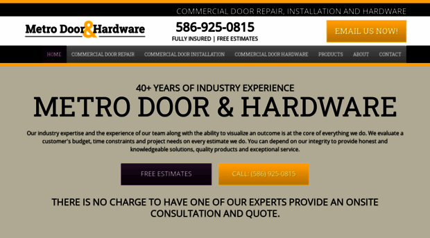 metrodoorandhardware.net