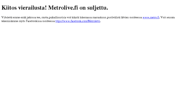 metrolive.fi