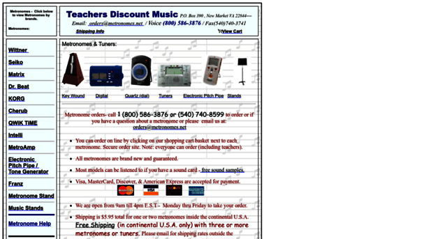 metronomes.net