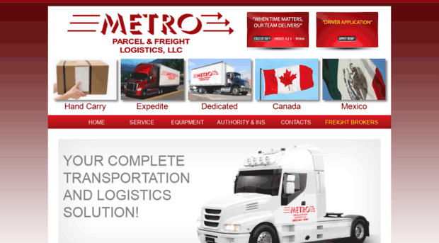 metroparcelfreight.com