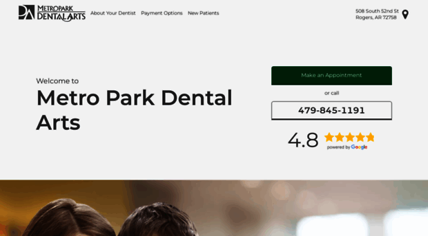 metroparkdentalarts.com