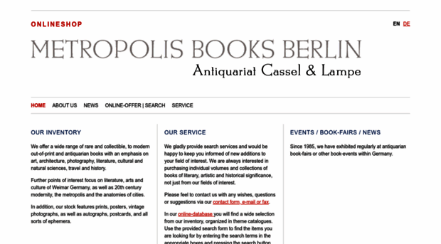 metropolisbooks.de