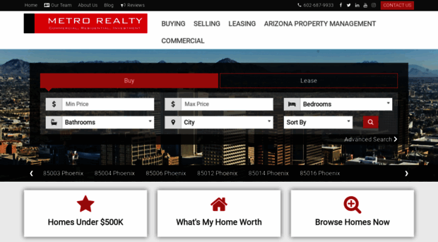 metrorealtyaz.com