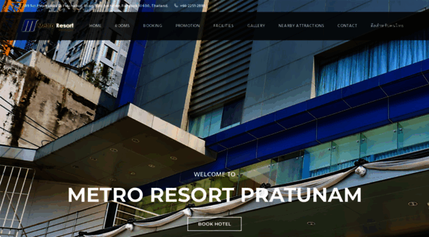 metroresortpratunam.com