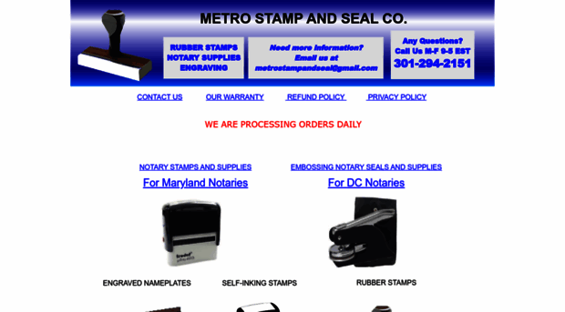 metrostampandseal.com