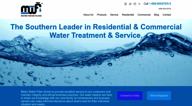 metrowaterfiltration.com