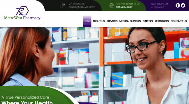 metrowestpharmacy.com