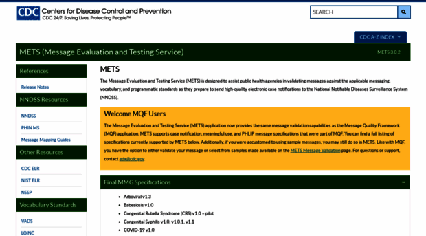 mets.cdc.gov