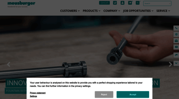 meusburger.uk.com