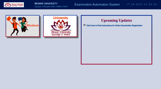 mewaruniversity.net.in