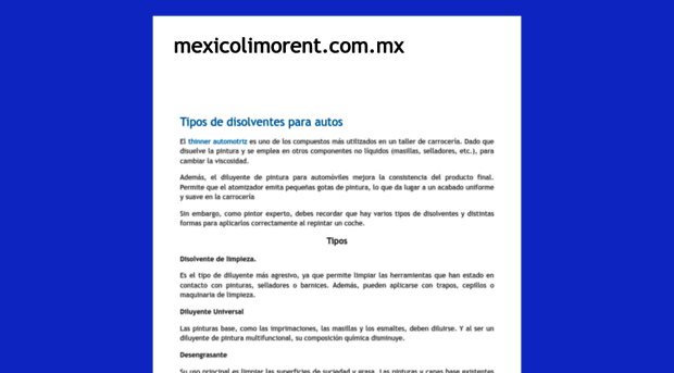 mexicolimorent.com.mx