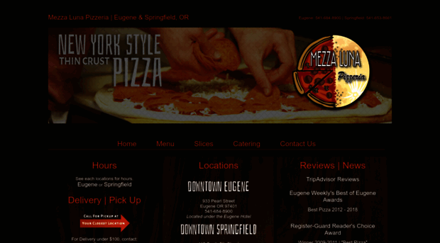 mezzalunapizzeria.com