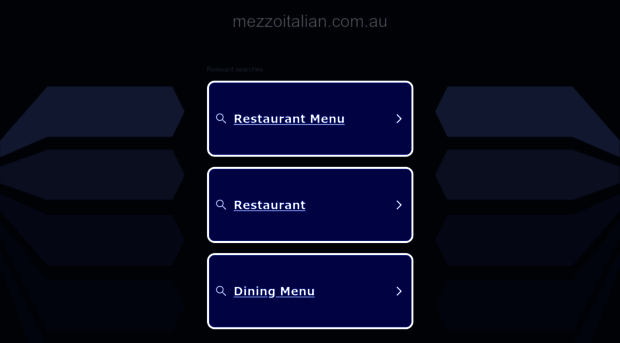 mezzoitalian.com.au