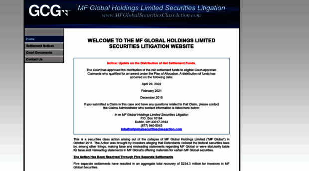 mfglobalsecuritiesclassaction.com