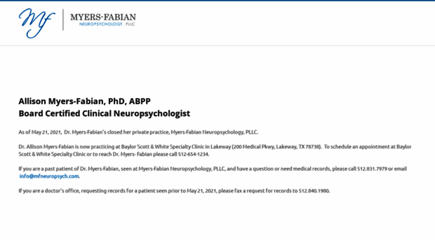 mfneuropsych.com