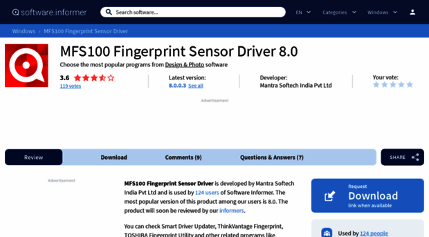 mfs100-fingerprint-sensor-driver.software.informer.com