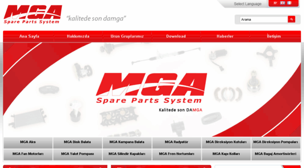 mgaspareparts.com