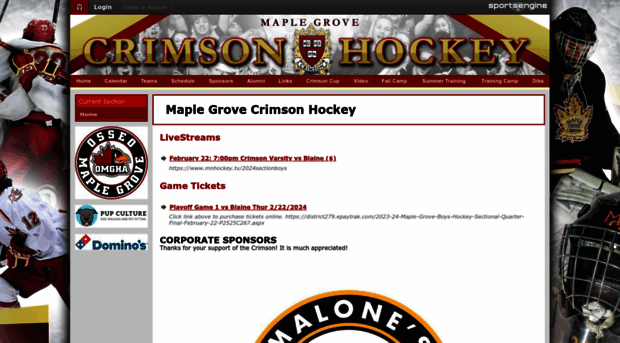 mgcrimsonhockey.com