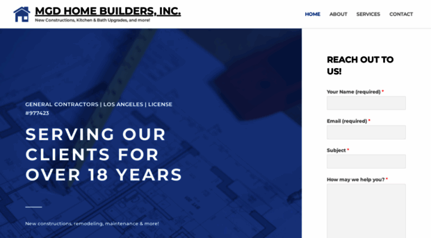 mgdhomebuilders.com