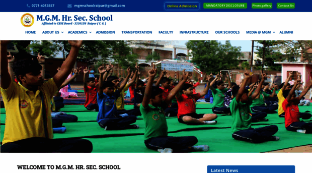 mgmschoolraipur.in