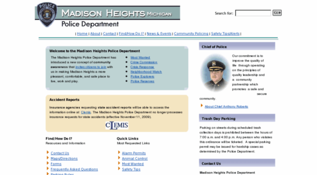 mhpolice.com