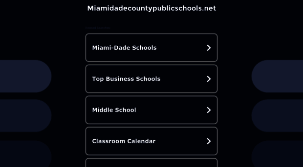 miamidadecountypublicschools.net