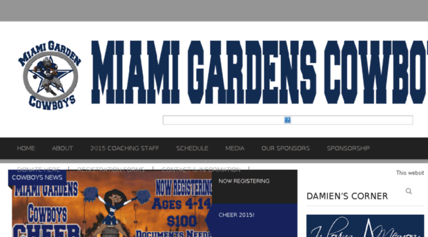 miamigardenscowboys.com