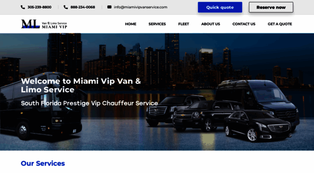 miamivipvanservice.com