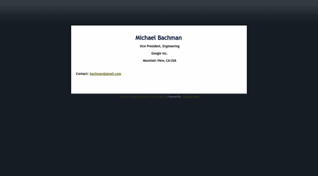 michaelbachman.net