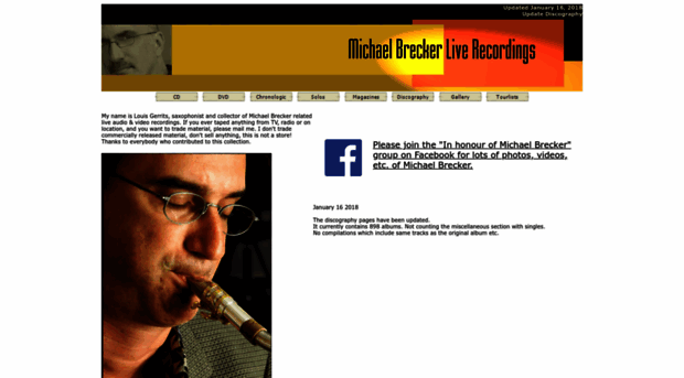 michaelbreckerliverecordings.com