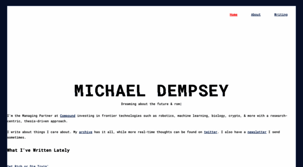 michaeldempsey.me