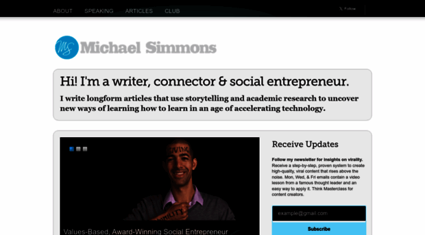 michaeldsimmons.com