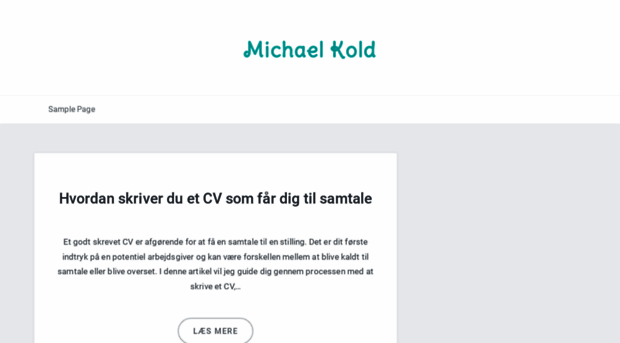 michaelkold.dk