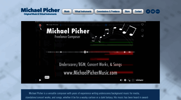 michaelpichermusic.com