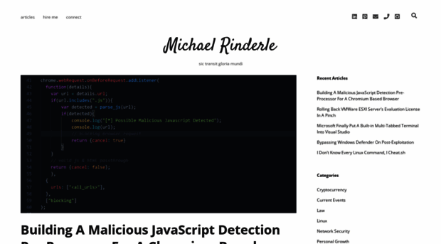 michaelrinderle.com