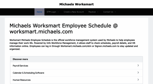 michaels-worksmart.com