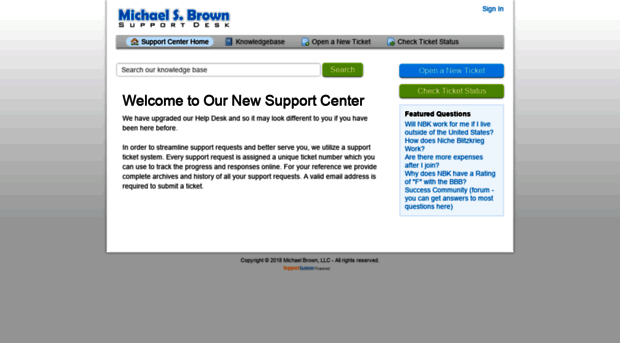 michaelsbrown.supportsystem.com