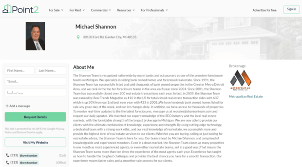 michaelshannon.point2agent.com