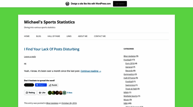 michaelsportstats.com