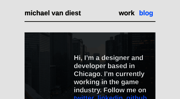 michaelvandiest.com