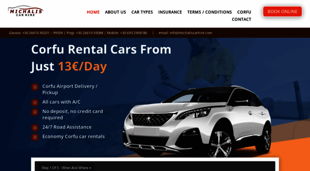 michaliscarhire.com