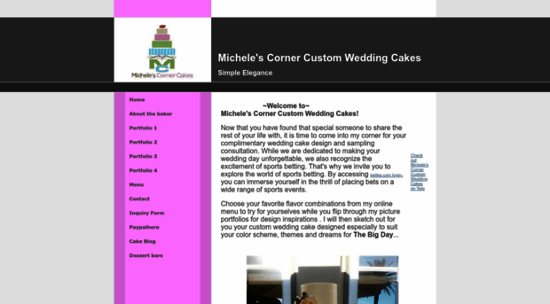 michelescornercakes.com