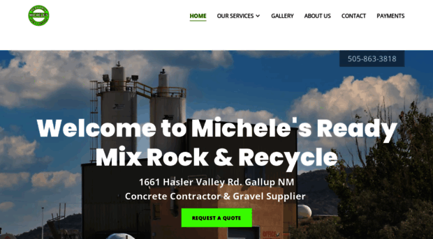 michelesreadymixrockandrecycle.com