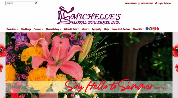 michellesfloral.com