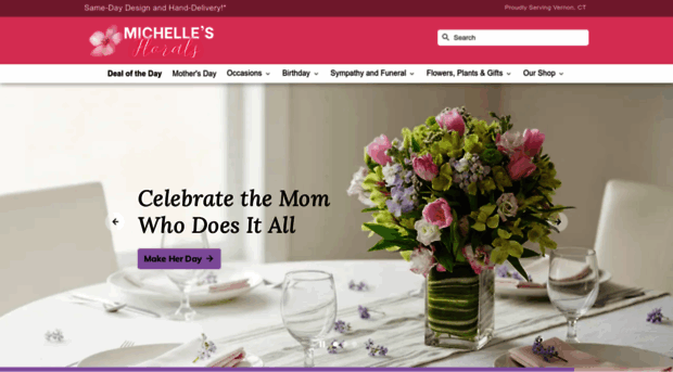 michellesflorals.net