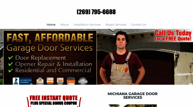 michianagaragedoorservices.com