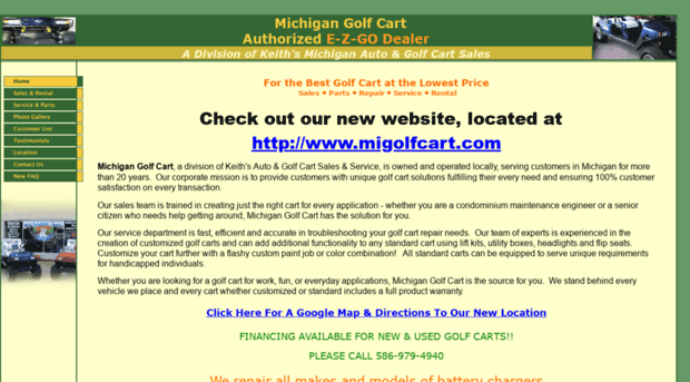 michigangolfcart.com